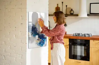Magnetisk tørresletteboard i marmor-look
