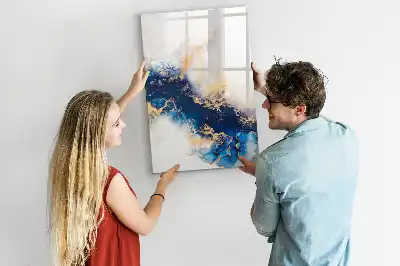Magnetisk tørresletteboard i marmor-look
