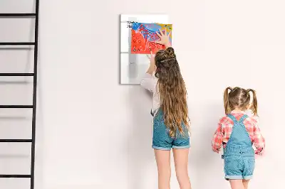 Magnetisk ugeplan tørreslette