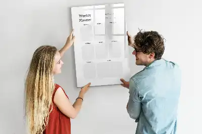 Magnetisk ugeplan tørreslette