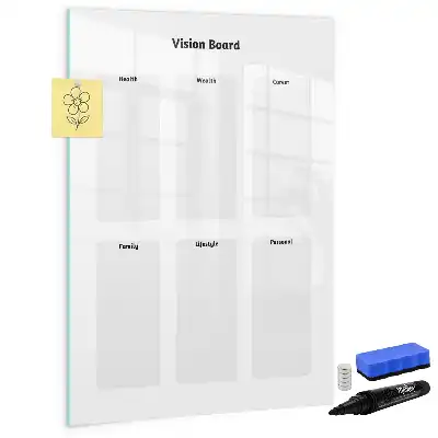 Magnetisk whiteboard vision board til tørre sletning