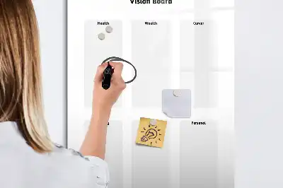 Magnetisk whiteboard vision board til tørre sletning