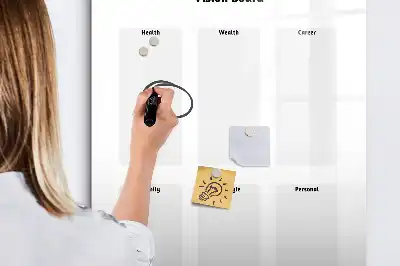 Magnetisk whiteboard vision board til tørre sletning