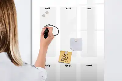 Magnetisk whiteboard vision board til tørre sletning
