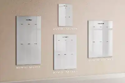 Magnetisk whiteboard vision board til tørre sletning