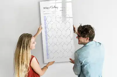 Magnetisk tørresletteboard 30-dages planlægger