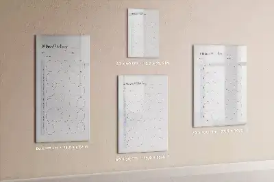 Magnetisk tørresletteboard 30-dages planlægger