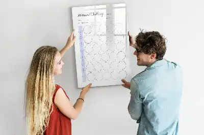 Magnetisk tørresletteboard 30-dages planlægger