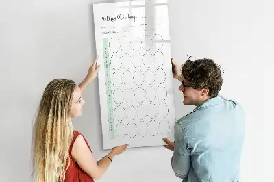 Udfordringsplanner magnetisk tavle til tørresletning