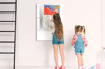 Magnetisk tørresletteboard med teksten Hej sommer