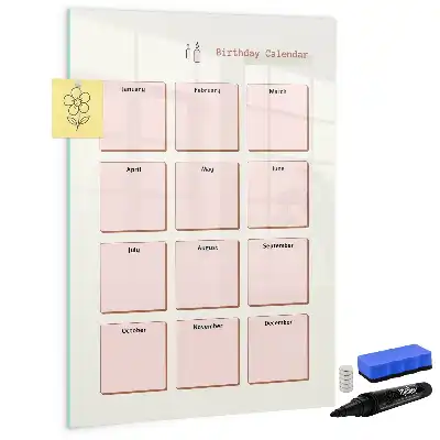 Magnetisk fødselsdagskalender tørreslette