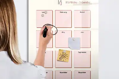 Magnetisk fødselsdagskalender tørreslette