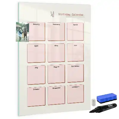 Magnetisk fødselsdagskalender tørreslette