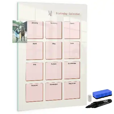 Magnetisk fødselsdagskalender tørreslette