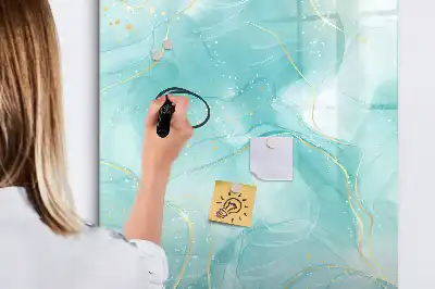 Marmorabstraktion magnetisk tavle til at skrive på