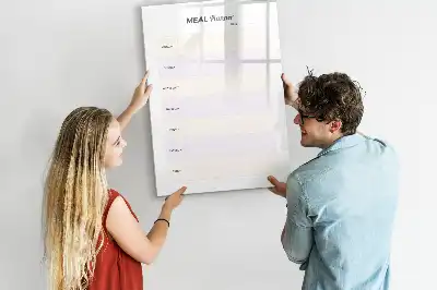 Magnetisk kostplanlægger tørreslette tavle