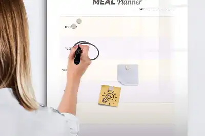 Magnetisk kostplanlægger tørreslette tavle