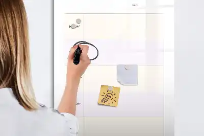 Magnetisk kostplanlægger tørreslette tavle