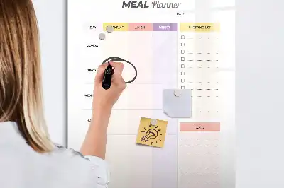 Magnetisk tørresletteboard Ernæringsplanner