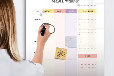 Magnetisk tørresletteboard Ernæringsplanner