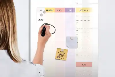 Magnetisk tørresletteboard Ernæringsplanner