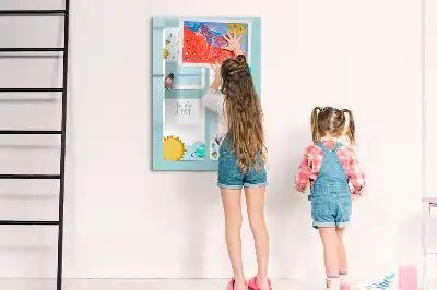 Galaktisk planner magnetisk tørresletteboard