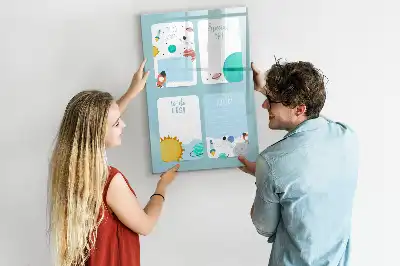 Galaktisk planner magnetisk tørresletteboard