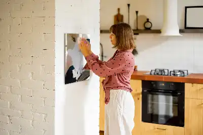 Magnetisk tørresletteboard med akvarelabstraktion