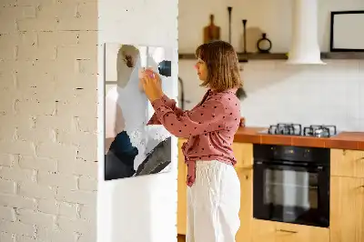 Magnetisk tørresletteboard med akvarelabstraktion