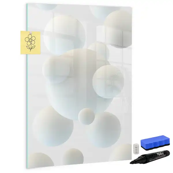 Magnetisk tørresletteboard Kugleabstraktion