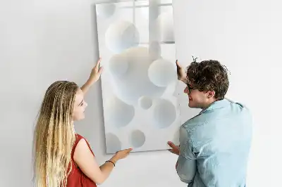 Magnetisk tørresletteboard Kugleabstraktion