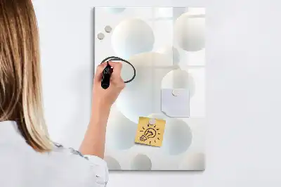 Magnetisk tørresletteboard Kugleabstraktion