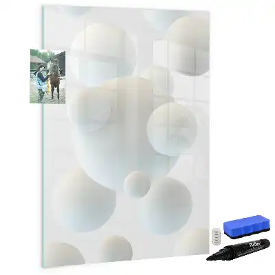 Magnetisk tørresletteboard Kugleabstraktion