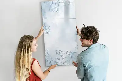 Blomsterskitse magnetisk tørresletteboard