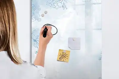Blomsterskitse magnetisk tørresletteboard