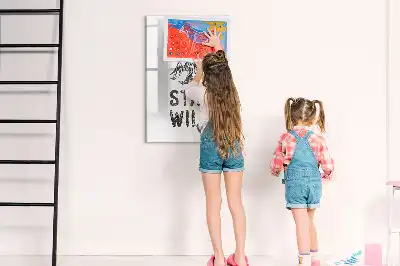 Magnetisk whiteboard med motiv af vilde bjerge
