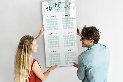 Magnetisk vanesporings-tavle tørreslettet tavle