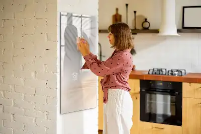 Magnetisk whiteboard med motiv af palmebladsskygge