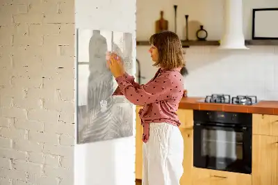 Magnetisk opslagstavle med motiv af sand på stranden om sommeren