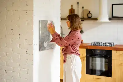 Magnetisk opslagstavle med motiv af sand på stranden om sommeren