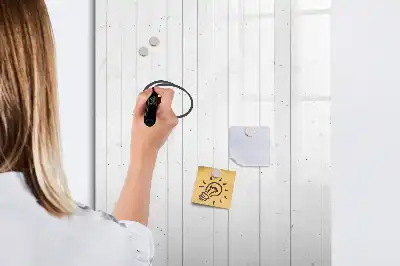 Magnetisk opslagstavle i naturligt træ