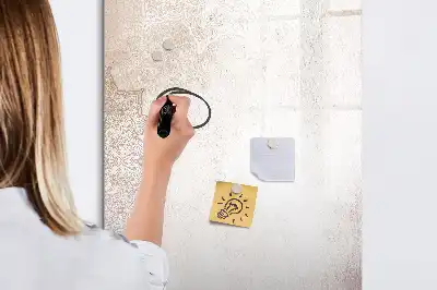 Magnetisk whiteboard med mandala-motiv