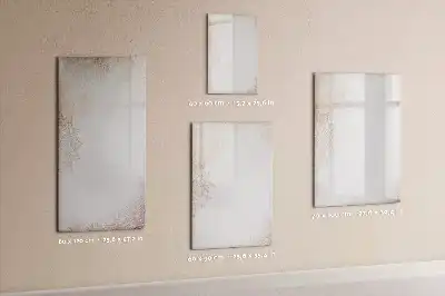 Magnetisk whiteboard med mandala-motiv