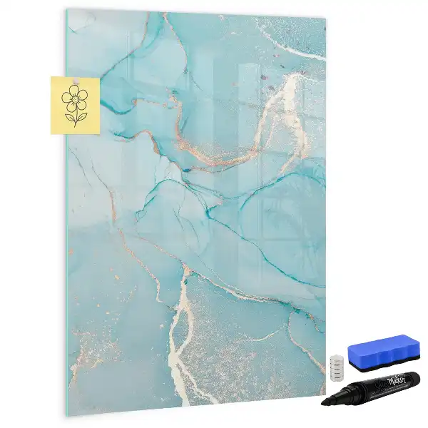 Tørreslette magnetisk board Dekorativ marmor