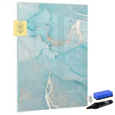 Tørreslette magnetisk board Dekorativ marmor