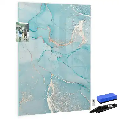 Tørreslette magnetisk board Dekorativ marmor