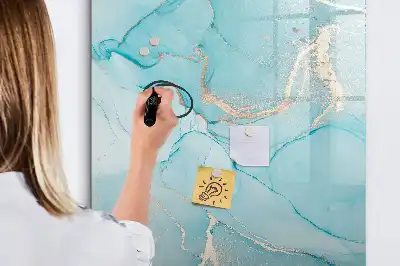 Tørreslette magnetisk board Dekorativ marmor