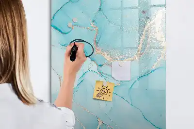 Tørreslette magnetisk board Dekorativ marmor