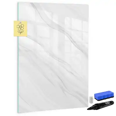 Magnetisk whiteboard med marmorbølger