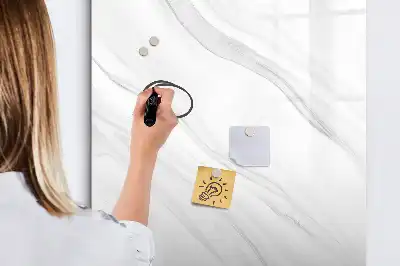 Magnetisk whiteboard med marmorbølger